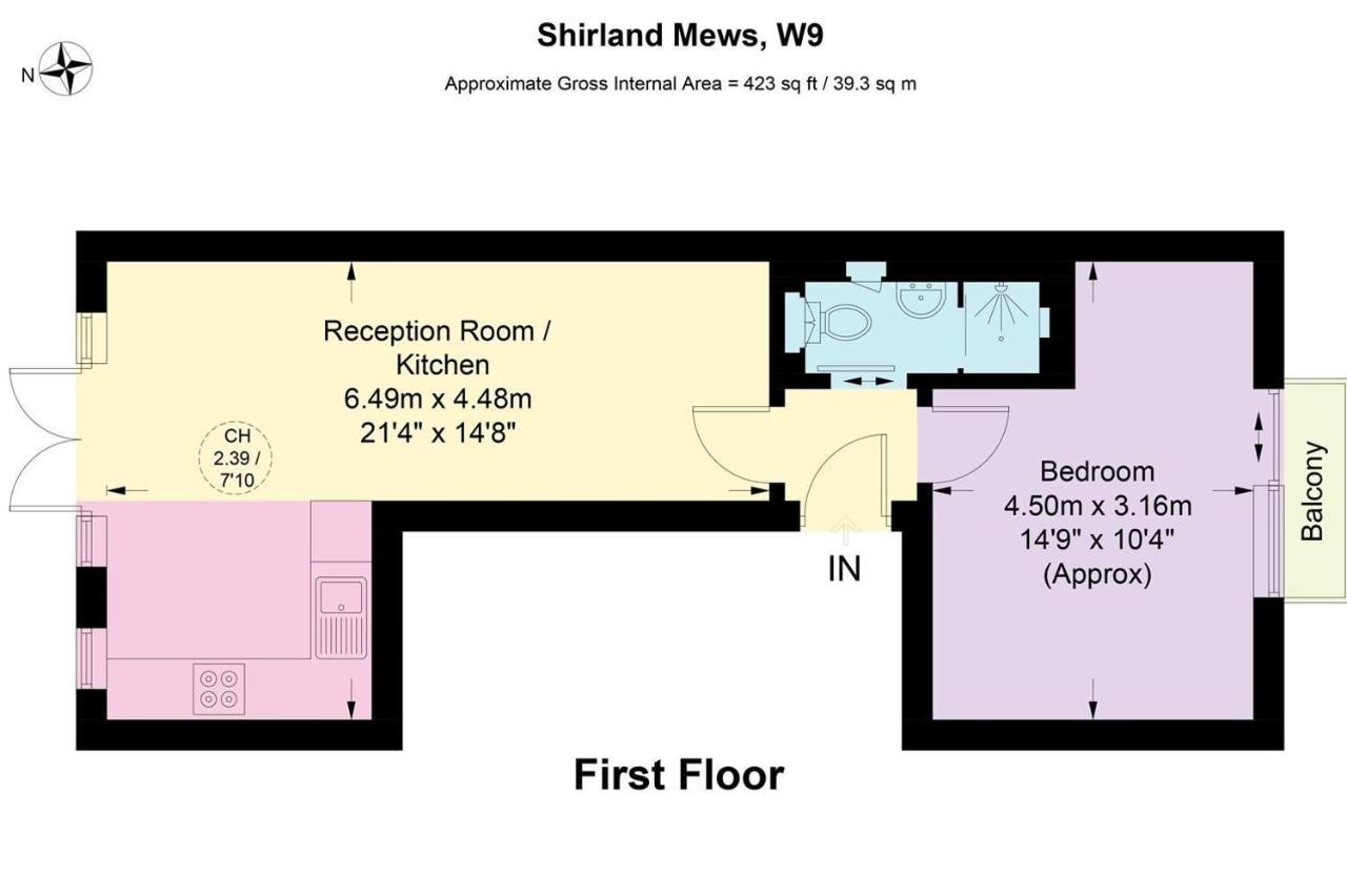 לונדון Stunning Apartment, Shirland Mews מראה חיצוני תמונה